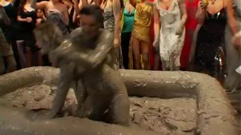 Happy Hour Mud Wrestling Event Screencap 33 on www.sinx.com