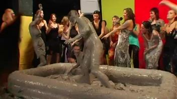 Happy Hour Mud Wrestling Event Screencap 36 on www.sinx.com