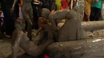 Happy Hour Mud Wrestling Event Screencap 43 on www.sinx.com