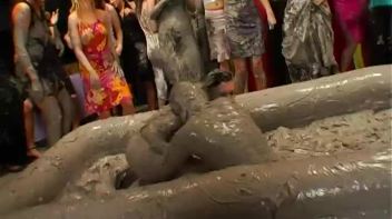 Happy Hour Mud Wrestling Event Screencap 57 on www.sinx.com