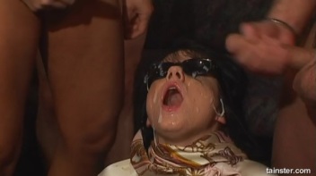 Cumshot Culmination, One Girl And Her Seven Guys Screencap 97 on www.sinx.com