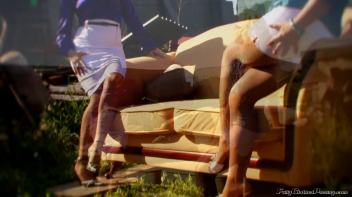 Interracial Threesome's Messy Piss Play Screencap 5 on www.sinx.com