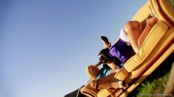 Interracial Threesome's Messy Piss Play Screencap 21 on www.sinx.com