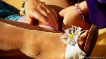 Interracial Threesome's Messy Piss Play Screencap 26 on www.sinx.com