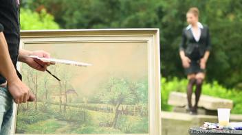 With A Stroke Of The Cock Brush Screencap 17 on www.sinx.com