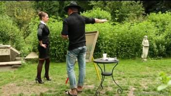 With A Stroke Of The Cock Brush Screencap 5 on www.sinx.com