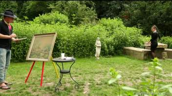 With A Stroke Of The Cock Brush Screencap 6 on www.sinx.com