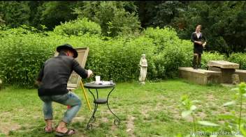 With A Stroke Of The Cock Brush Screencap 7 on www.sinx.com