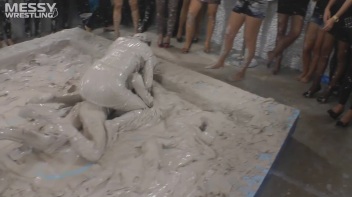 Muddy Wrestling: Miss Skinny Is Back In Messy Action! Hair Pullers Go Hard! Screencap 22 on www.sinx.com