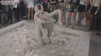 Muddy Wrestling: Miss Skinny Is Back In Messy Action! Hair Pullers Go Hard! Screencap 25 on www.sinx.com