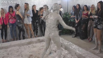 Muddy Wrestling: Miss Skinny Is Back In Messy Action! Hair Pullers Go Hard! Screencap 47 on www.sinx.com