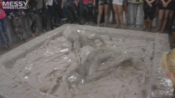 Muddy Wrestling: Miss Skinny Is Back In Messy Action! Hair Pullers Go Hard! Screencap 82 on www.sinx.com