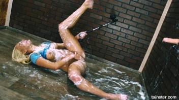 Slime Wave beauty got totally drenched in cum Screencap 99 on www.sinx.com