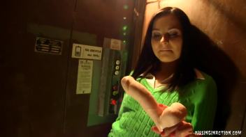 Piss Busted In The Elevator Screencap 1 on www.sinx.com