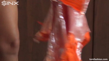 Leggy Brunette Rips Her Clothes Off Screencap 46 on www.sinx.com