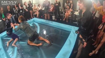 Messy Wrestling: Lost Footage Found!  2 In-Your-Face Oil Matches 4 The Price Of 1! Action Cam Footage! Screencap 89 on www.sinx.com