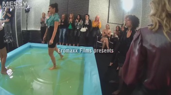 Messy Wrestling: Lost Footage Found!  2 In-Your-Face Oil Matches 4 The Price Of 1! Action Cam Footage! Screencap 1 on www.sinx.com