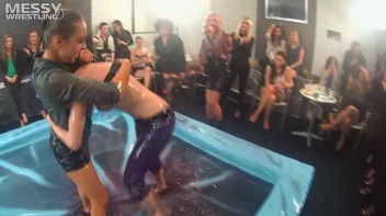 Messy Wrestling: Lost Footage Found!  2 In-Your-Face Oil Matches 4 The Price Of 1! Action Cam Footage! Screencap 101 on www.sinx.com