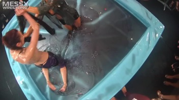 Messy Wrestling: Lost Footage Found!  2 In-Your-Face Oil Matches 4 The Price Of 1! Action Cam Footage! Screencap 105 on www.sinx.com