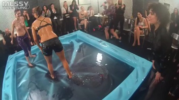 Messy Wrestling: Lost Footage Found!  2 In-Your-Face Oil Matches 4 The Price Of 1! Action Cam Footage! Screencap 109 on www.sinx.com