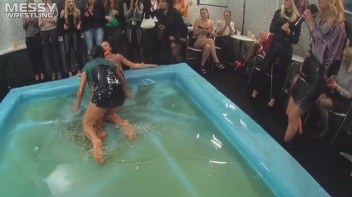 Messy Wrestling: Lost Footage Found!  2 In-Your-Face Oil Matches 4 The Price Of 1! Action Cam Footage! Screencap 15 on www.sinx.com