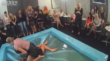 Messy Wrestling: Lost Footage Found!  2 In-Your-Face Oil Matches 4 The Price Of 1! Action Cam Footage! Screencap 25 on www.sinx.com