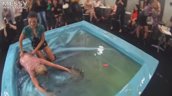 Messy Wrestling: Lost Footage Found!  2 In-Your-Face Oil Matches 4 The Price Of 1! Action Cam Footage! Screencap 26 on www.sinx.com