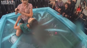 Messy Wrestling: Lost Footage Found!  2 In-Your-Face Oil Matches 4 The Price Of 1! Action Cam Footage! Screencap 37 on www.sinx.com