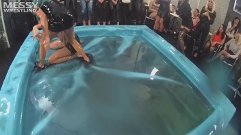 Messy Wrestling: Lost Footage Found!  2 In-Your-Face Oil Matches 4 The Price Of 1! Action Cam Footage! Screencap 38 on www.sinx.com