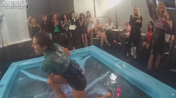 Messy Wrestling: Lost Footage Found!  2 In-Your-Face Oil Matches 4 The Price Of 1! Action Cam Footage! Screencap 46 on www.sinx.com