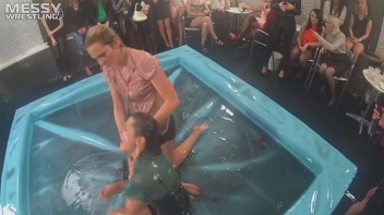 Messy Wrestling: Lost Footage Found!  2 In-Your-Face Oil Matches 4 The Price Of 1! Action Cam Footage! Screencap 48 on www.sinx.com