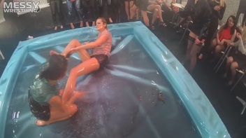 Messy Wrestling: Lost Footage Found!  2 In-Your-Face Oil Matches 4 The Price Of 1! Action Cam Footage! Screencap 51 on www.sinx.com