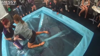 Messy Wrestling: Lost Footage Found!  2 In-Your-Face Oil Matches 4 The Price Of 1! Action Cam Footage! Screencap 61 on www.sinx.com