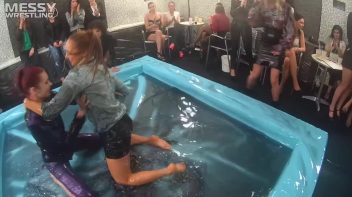 Messy Wrestling: Lost Footage Found!  2 In-Your-Face Oil Matches 4 The Price Of 1! Action Cam Footage! Screencap 62 on www.sinx.com