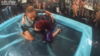 Messy Wrestling: Lost Footage Found!  2 In-Your-Face Oil Matches 4 The Price Of 1! Action Cam Footage! Screencap 64 on www.sinx.com