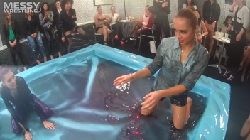 Messy Wrestling: Lost Footage Found!  2 In-Your-Face Oil Matches 4 The Price Of 1! Action Cam Footage! Screencap 66 on www.sinx.com