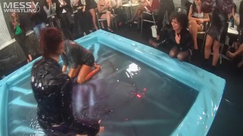 Messy Wrestling: Lost Footage Found!  2 In-Your-Face Oil Matches 4 The Price Of 1! Action Cam Footage! Screencap 77 on www.sinx.com