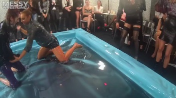 Messy Wrestling: Lost Footage Found!  2 In-Your-Face Oil Matches 4 The Price Of 1! Action Cam Footage! Screencap 81 on www.sinx.com