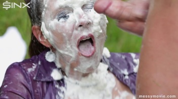 Girls Have Messy Outdoor Whipped Cream Adventure Screencap 114 on www.sinx.com