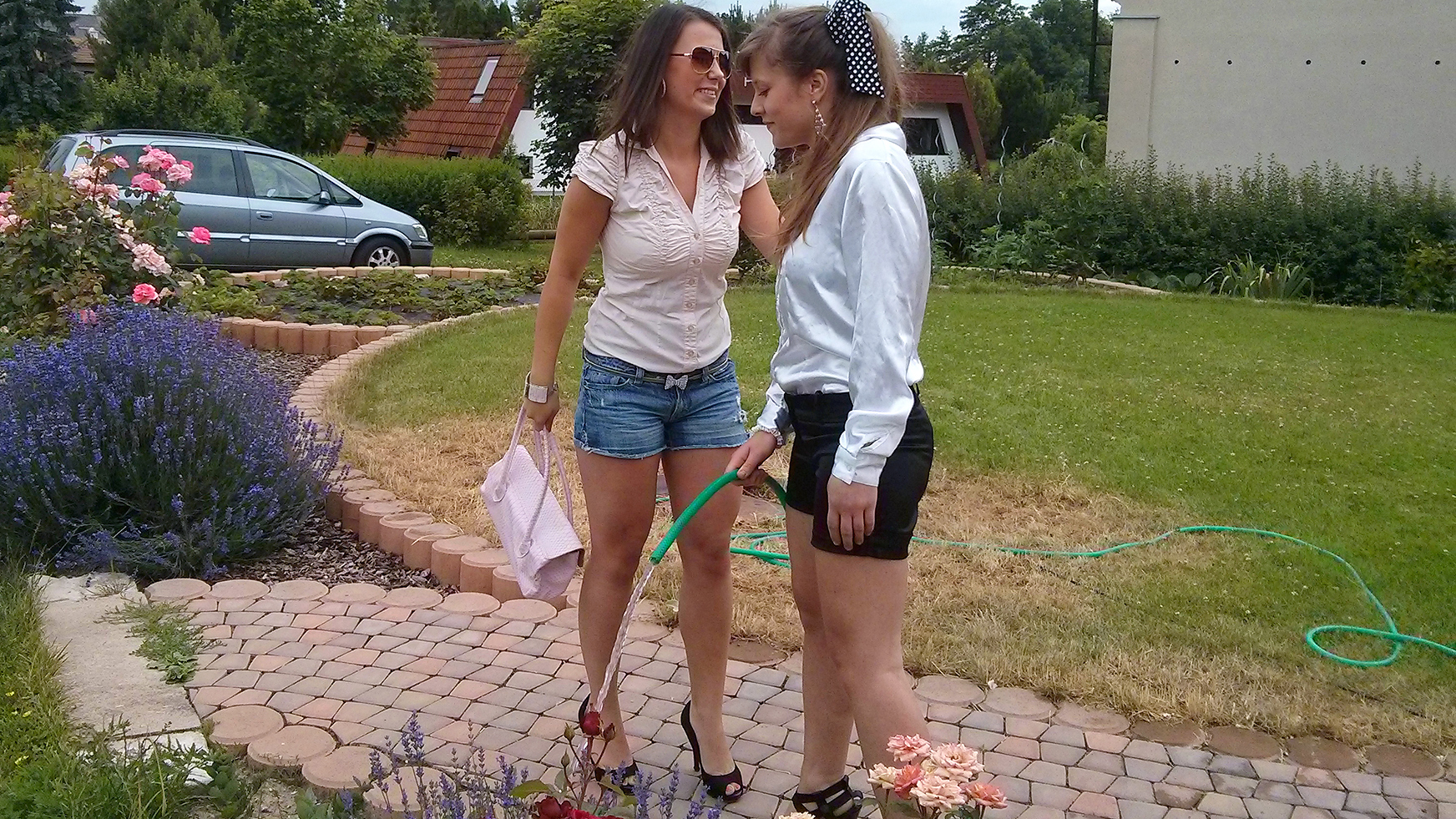 Water The Flowers, Then The Eurobabes! on www.sinx.com