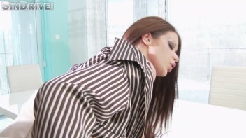 Aleska Diamond: Cooking Up A Double Batch Of Satin Passion And Cum-Swap Brulee Screencap 52 on www.sinx.com