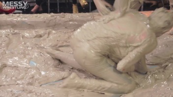 Messy Wrestling: Two Splat-Tastic Battles Leave The Audience Ravaged By Mud! Screencap 19 on www.sinx.com