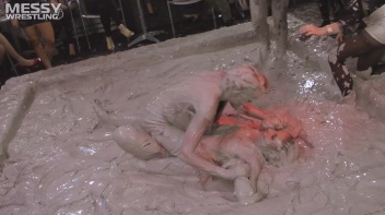 Messy Wrestling: Two Splat-Tastic Battles Leave The Audience Ravaged By Mud! Screencap 21 on www.sinx.com