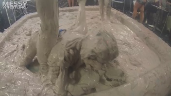 Messy Wrestling: Two Splat-Tastic Battles Leave The Audience Ravaged By Mud! Screencap 55 on www.sinx.com