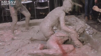 Messy Wrestling: Two Splat-Tastic Battles Leave The Audience Ravaged By Mud! Screencap 65 on www.sinx.com
