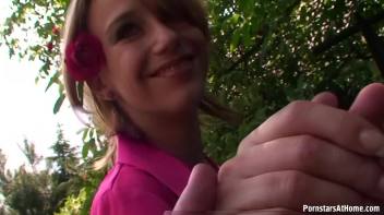 Pinky Babe Blasted In Yellow Screencap 5 on www.sinx.com