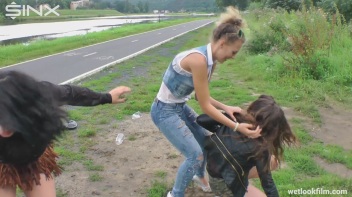 Cute Bitches Brawl In The Water - Cam 2 Screencap 23 on www.sinx.com