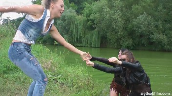 Cute Bitches Brawl In The Water - Cam 2 Screencap 29 on www.sinx.com