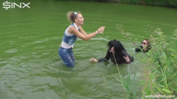 Cute Bitches Brawl In The Water - Cam 2 Screencap 31 on www.sinx.com
