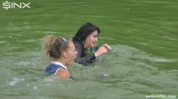 Cute Bitches Brawl In The Water - Cam 2 Screencap 35 on www.sinx.com